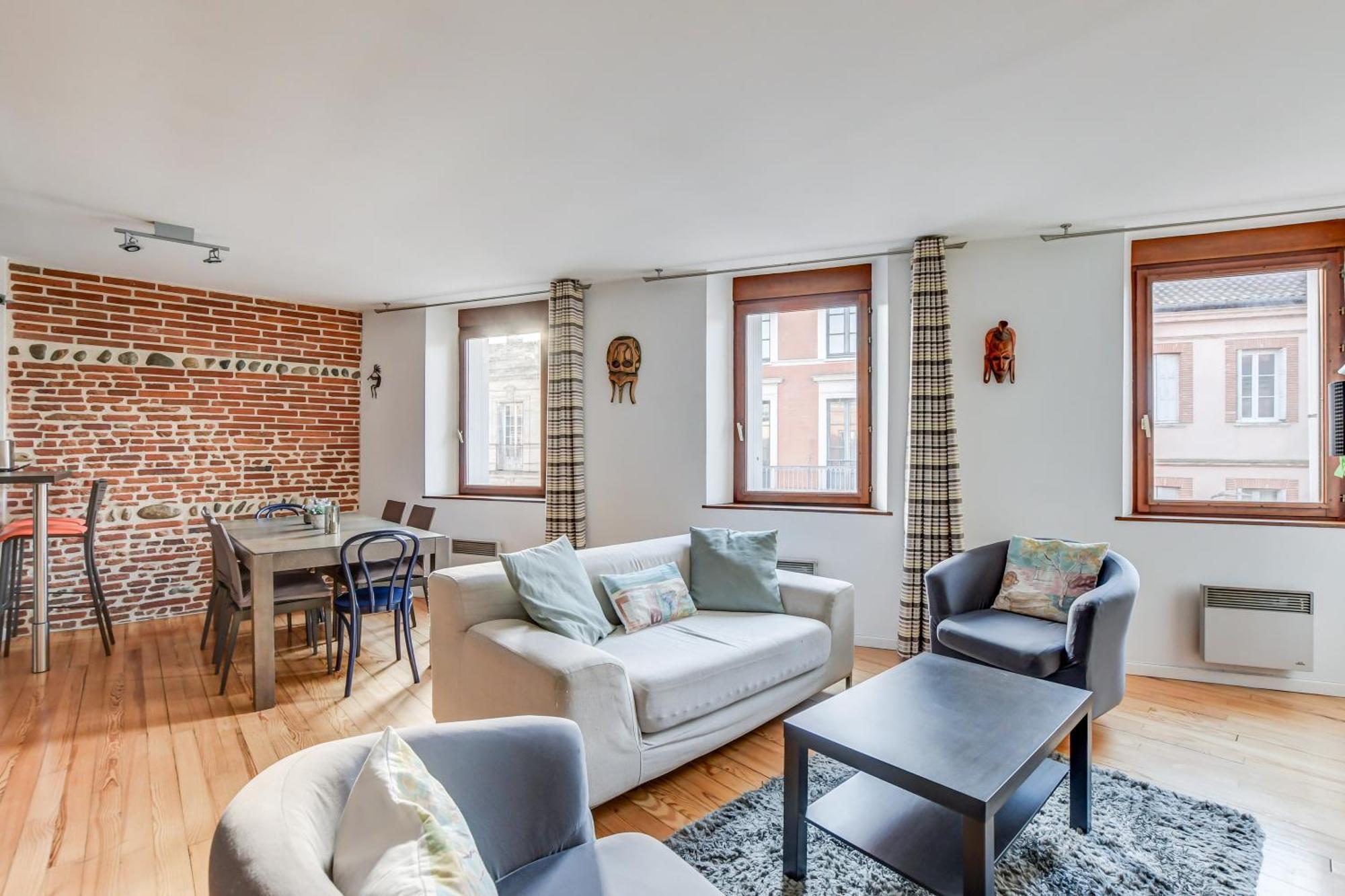 Duplex Tolosa - Pont-Neuf, Dome De La Grave, 2 Bdrs 85M2, Ac, Free Private Car Park - T3 85M2 Avec Clim, Parking Prive Gratuit Екстериор снимка
