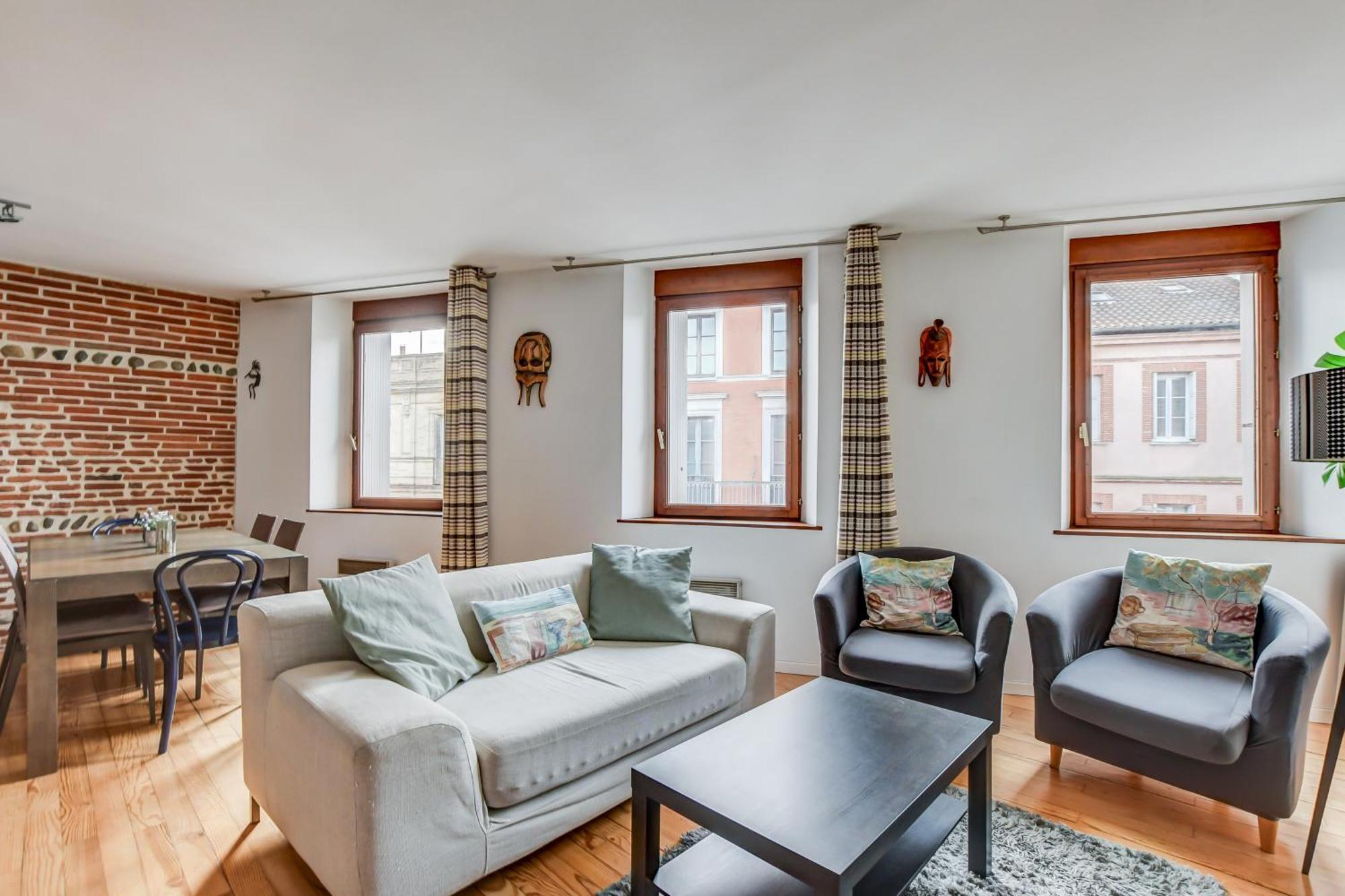 Duplex Tolosa - Pont-Neuf, Dome De La Grave, 2 Bdrs 85M2, Ac, Free Private Car Park - T3 85M2 Avec Clim, Parking Prive Gratuit Екстериор снимка